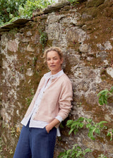 OLLIE CARDIGAN - BLUSH