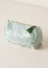 ANIKA WASH BAG - AQUA PALM