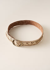 ASTRA METALLIC BELT - GOLD