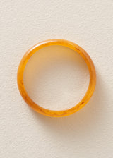 BAKER RESIN BANGLE - AMBER