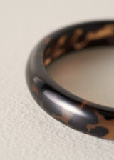 BAKER RESIN BANGLE - LEOPARD