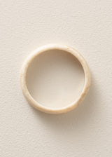 BAKER RESIN BANGLE - VINTAGE WHITE