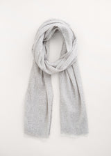 Light grey textured scarf