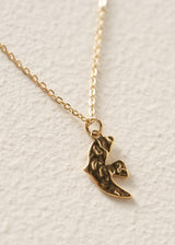 DOVE PENDANT NECKLACE - GOLD