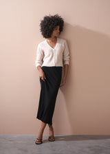 Soft textured oatmeal cardigan