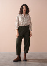 ELISE TROUSER - DARK GREEN