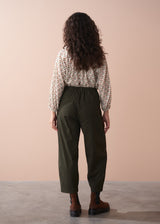 ELISE TROUSER - DARK GREEN