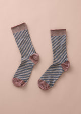 ELSE GLITTER SOCKS - BLUE