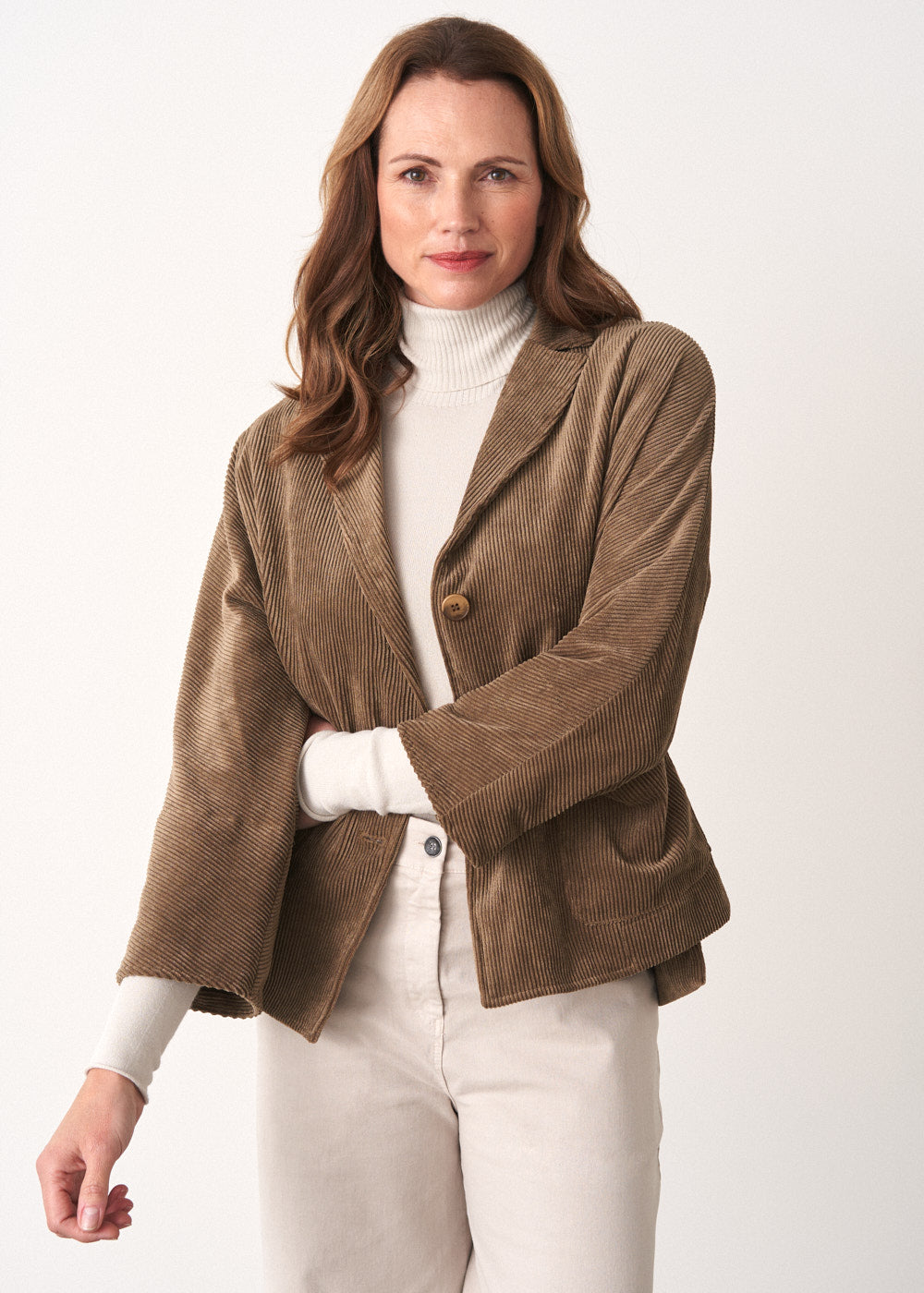 Khaki corduroy jacket best sale
