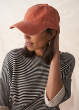 Soft red cap