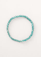 JILLY CRYSTAL BRACELET BUNCH - TEAL