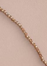 JULI CRYSTAL NECKLACE - MAUVE