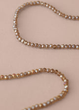 JULI CRYSTAL NECKLACE - MAUVE