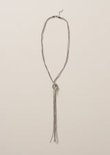 KIRBY KNOT NECKLACE - SILVER