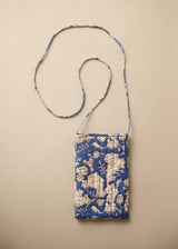 KITA COTTON PHONE BAG - MID BLUE