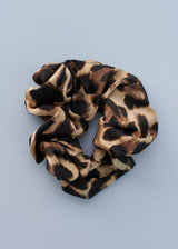 Leopard print oversized scrunchie