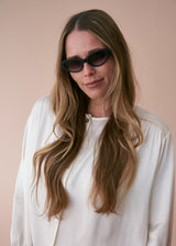 Black slim sunglasses