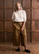HILBRE BARREL TROUSER - OLIVE