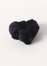 Black velvet scrunchie