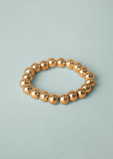 Golden ball bead bracelet