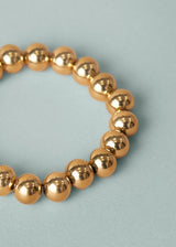 Golden ball bead bracelet