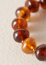 MILDRED BEADED BRACELET - AMBER