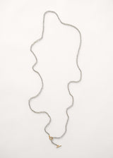 MILLY BEADED NECKLACE - GREY