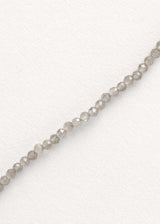 MILLY BEADED NECKLACE - GREY