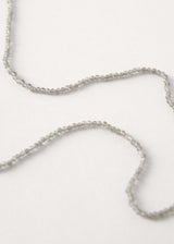 MILLY BEADED NECKLACE - GREY
