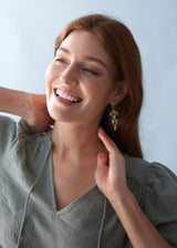 PALMER CRYSTAL DROP EARRINGS