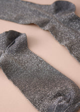 PERNILLE GLITTER SOCKS - LIGHT GREY
