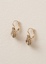 ROBERTA VINTAGE STONE EARRING - AMBER