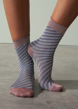 ELSE GLITTER SOCKS - BLUE