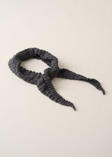 SOLI SKINNY NECKERCHIEF - CHARCOAL MARL