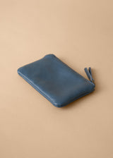 SUKI LEATHER PURSE - BLUE