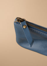 SUKI LEATHER PURSE - BLUE