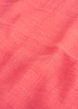 Bright coral light scarf