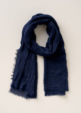 SYNTHIA SOFT SCARF - DARK NAVY