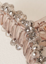 Jaw clip with sparkly bead details