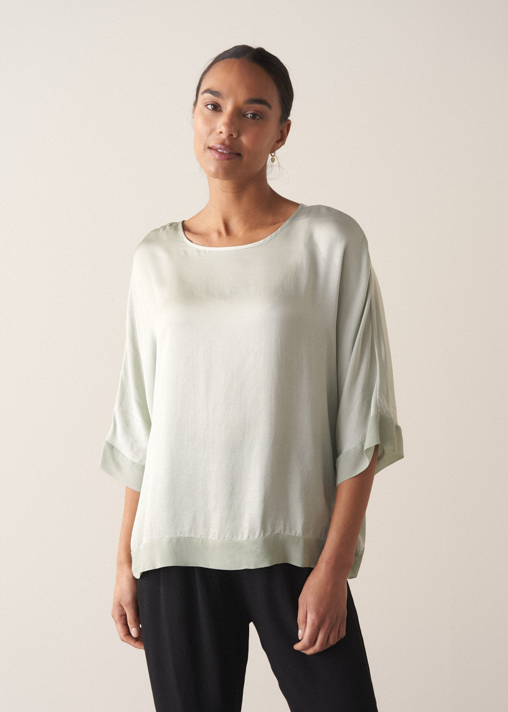 Ambrose Top - Aqua | Tops | BUSBY & FOX – Busby & Fox