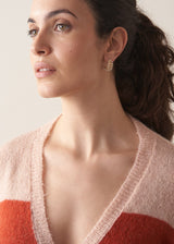 BRONTE BEADED EARRINGS - WHITE