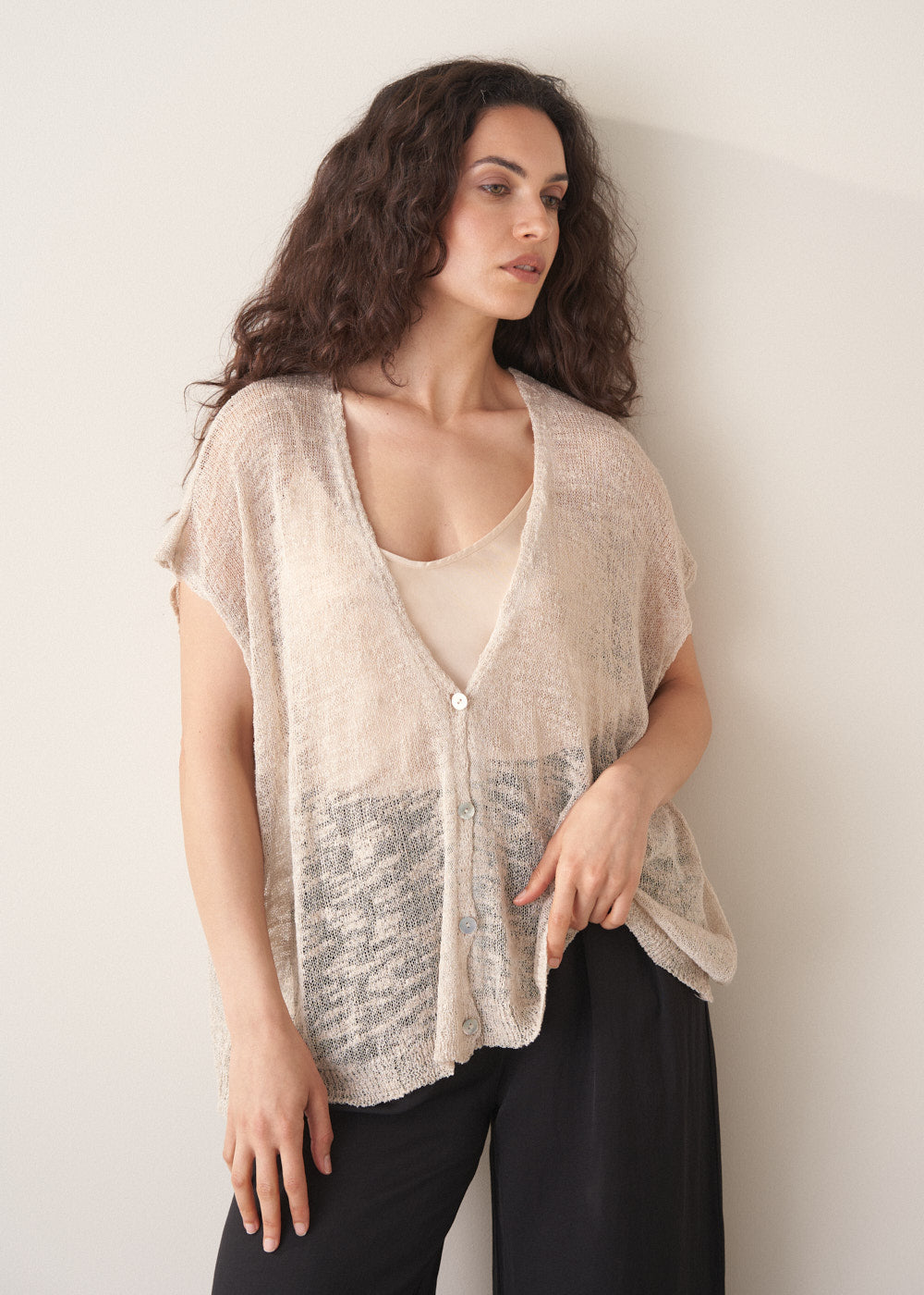 Mae Knitted Waistcoat | Knitwear | BUSBY & FOX – Busby & Fox