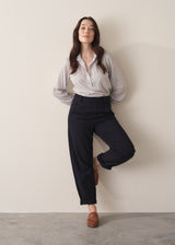 NORAH DENIM TROUSER - BLACK