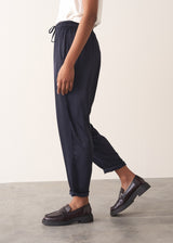 RORY SATIN TAPERED TROUSER