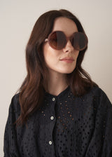 MONICA SUNGLASSES - MOCHA