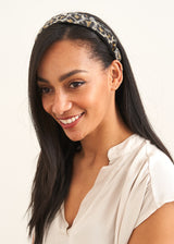 AMARA SPARKLE HEADBAND - LEOPARD