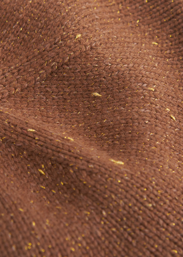 Light brown flecked beret