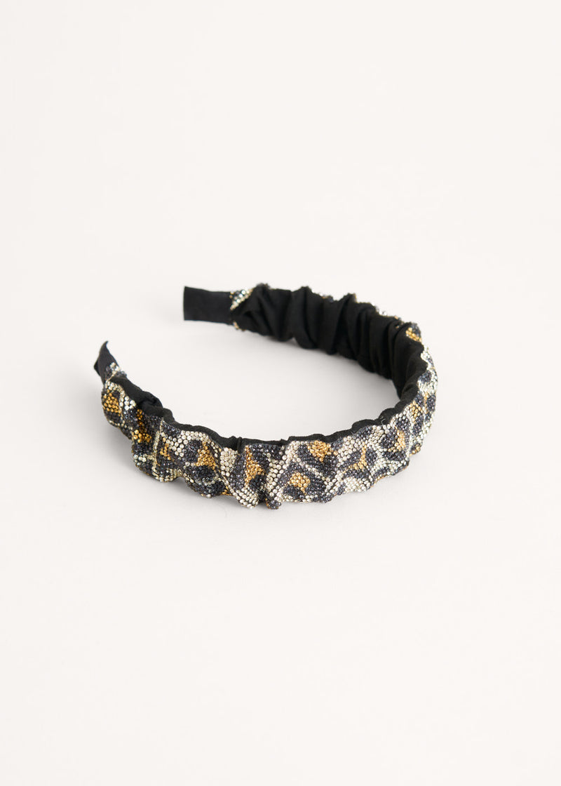 Crystal leopard headband