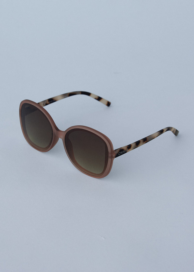 Oversized tortoiseshell sunglasses
