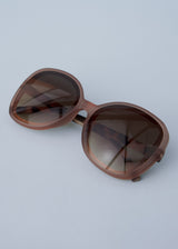 Oversized tortoiseshell sunglasses